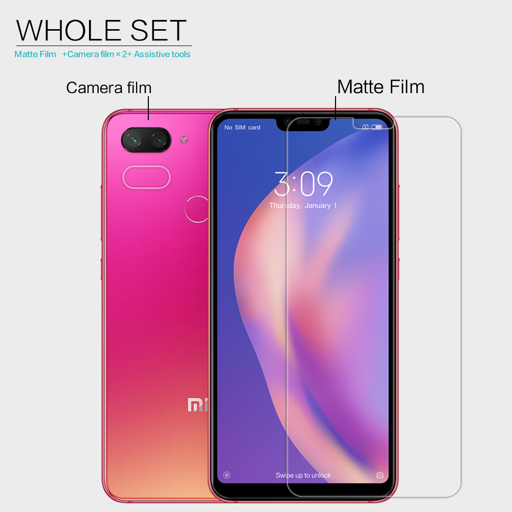 NILLKIN-Anti-Fingerprint-Anti-Glare-Matte-Soft-Screen-Protector-For-Xiaomi-Mi-8-Mi8-Lite-626-inch-No-1376606-5
